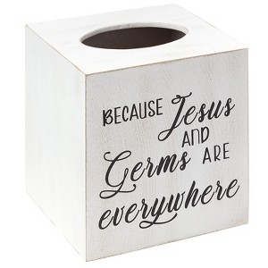 The Lakeside Collection Country Bathroom Accent - Tissue Box - 1 of 2