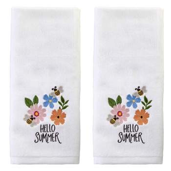2pc Hello Summer Bee Hand Towel Set - SKL Home