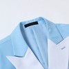 Cloudstyle Mens 2-Piece Dress Suit Blazer Slim Fit Double-Breasted Suit Jacket Sport Coat and Pants Set - 4 of 4