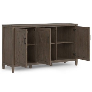 WyndenHall Cantina Wide Storage Cabinet Smoky Brown - 1 of 4