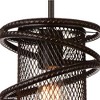 CWI Lighting Darya 1 Light Down Mini Pendant With Brown Finish - 4 of 4