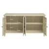 SKRAN Hollowed-out Cabinet with 2 Door 3 Drawers, American Furniture, Suitable for Bedroom, Living Room, Study - 4 of 4