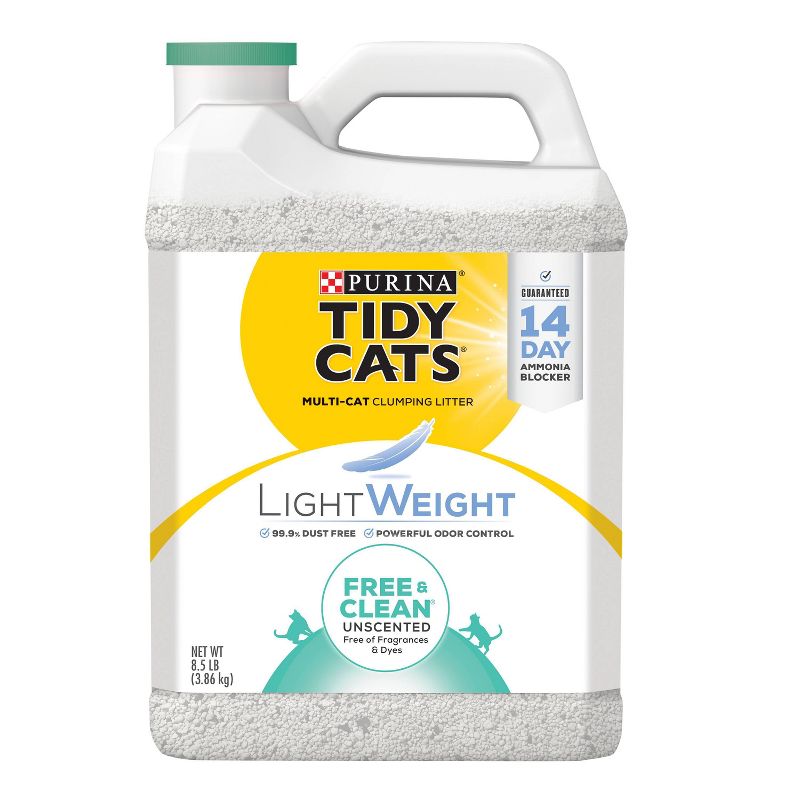 Tidy Cats Free & Clean Unscented Lightweight Cat Litter, 1 of 7