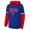 Mlb Chicago Cubs Boys' Long Sleeve Twofer Poly Hooded Sweatshirt - S :  Target