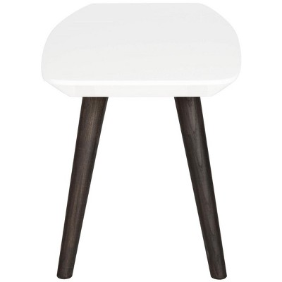 Josiah 47'' Rectangular White & Dark Brown Wood Coffee Table
