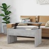 vidaXL Coffee Table Gray Sonoma 31.5"x19.9"x16.3" Engineered Wood - 2 of 4
