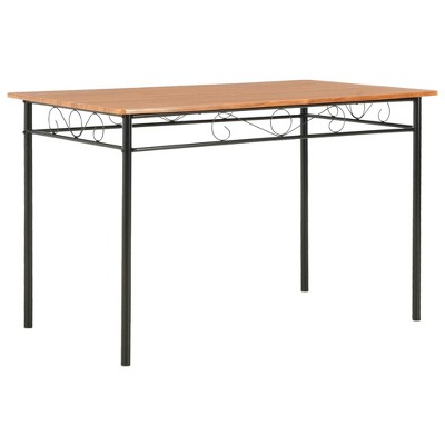 vidaXL Bar Table Solid Acacia Wood 59.1"x27.6"x41.3"