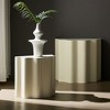 Dexmalle Wavy Edges Design Fiberglass Coffee Table  2PCS Set - 2 of 4