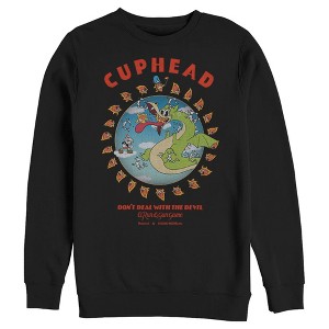 Men's Cuphead Grim Matchstick the Dragon Boss Sweatshirt - 1 of 4