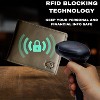 Paaaawaters Stealth Mode Leather Bifold Wallet for Men With ID Window and RFID Blocking - 4 of 4