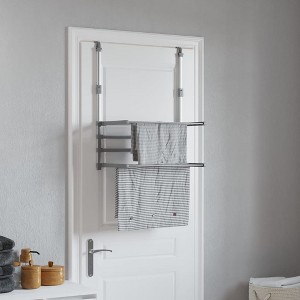 vidaXL Drying Rack for Balcony 21.3"x9.8"x16.5" Aluminum - 1 of 4