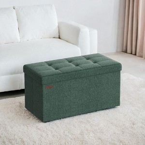 30" Storage Ottoman Bench, Ottoman with Storage, Ottoman Bench, Hold up to 660lb for Living Room - 1 of 4