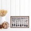 Kendrick Home Hocus Pocus Broom Co Wall Art Whitewash - 2 of 4