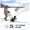 2 x 20V STEELITE Cordless Snow Blower, 20-Inch Snow Thrower Includes 2 x 4.0Ah Batteries & Charger, Ideal for Walkways and Driveways, Brushless Motor - 3 of 4