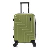 DUKAP Zahav Lightweight Hardside Carry On Spinner Suitcase - Green - 2 of 4