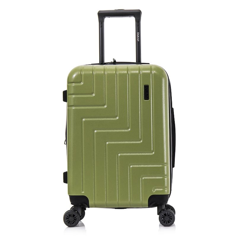 DUKAP Zahav Lightweight Hardside Carry On Spinner Suitcase - Green, 3 of 18