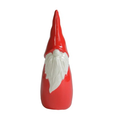 Northlight 8.75" Red and White Santa Gnome Christmas Tabletop Decor