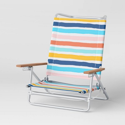 Photo 1 of 5 Position Patio Chair Striped - Sun Squad