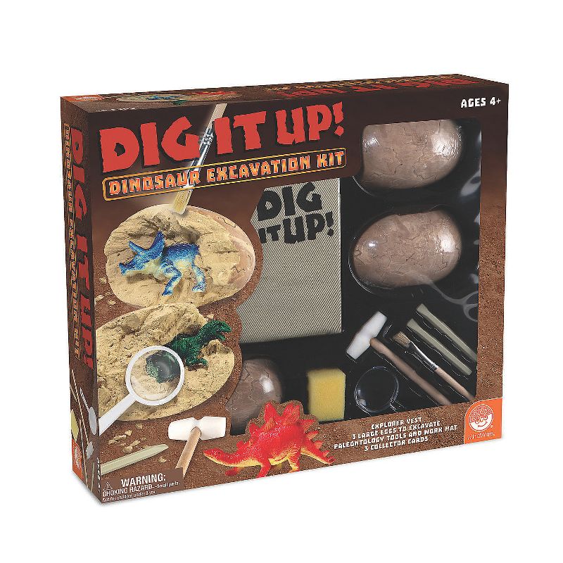 MindWare Dig It Up! 3 Large Dinosaur Excavation Digs Kit with Explorer Vest & Accessories, 1 of 5