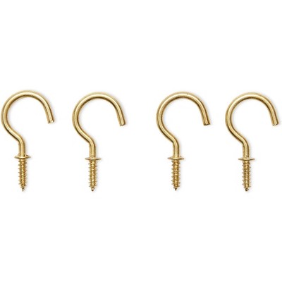 Black Cotton Rope Curtain Tiebacks with Metal Hooks, 26" Set of 4