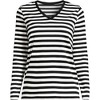 Lands' End Women's Relaxed Supima Cotton Long Sleeve V-Neck T-Shirt - 3 of 3