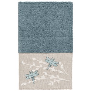 Linum Home Textiles 100% Turkish Cotton BRAELYN Embellished Towel Set - 1 of 2