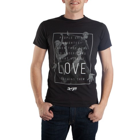 Yuri Love Men's Black Tee - image 1 of 1