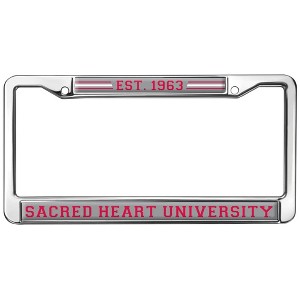 Sacred Heart University School Logo Full Size Standard License Plate Metal Frame - 1 of 4