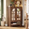 Tribesigns Shoe Cabinet with Mirrored Doors, 5-Tier Shoe Storage Organizer with Adjustable Shelves for Entryway, Hallway, Closet, Living Room - 4 of 4