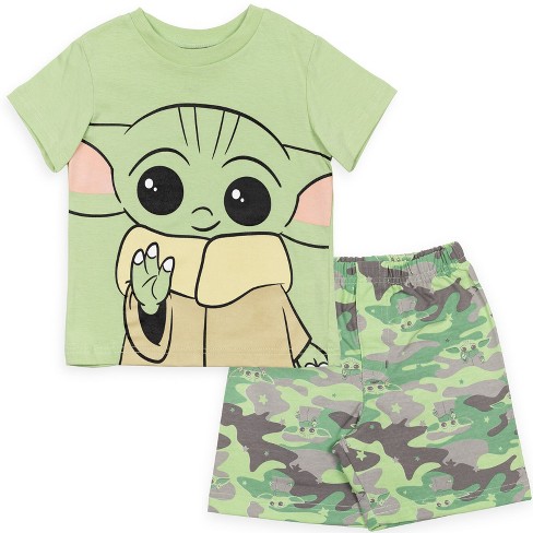 Star Wars The Mandalorian Baby Yoda Little Boys T Shirt French Terry Shorts 7 8