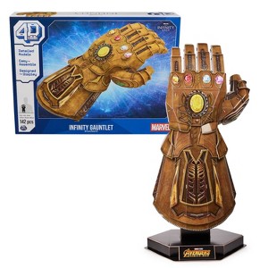 4D BUILD - Marvel Infinity Gauntlet Model Kit Puzzle 142pc - 1 of 4