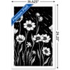 Trends International Episodic Drawing - Midnight Golden Waves Framed Wall Poster Prints - 3 of 4