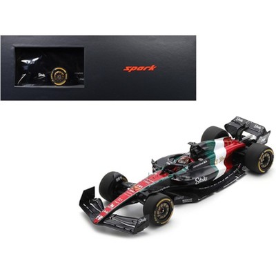 Alfa Romeo C43 #77 Valtteri Bottas "F1 Team Stake" F1 "Italian GP" (2023) and Acrylic Display Case  1/18 Model Car by Spark