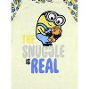 Despicable Me Toddler Girls' Minions Snuggle Sleep Pajama Dress Nightgown Off-White - 2 of 4