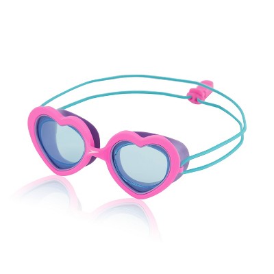 Speedo Kids' Sunny Vibes Swim Goggles - Heart Sugar Plum/Celeste