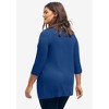 ellos Women's Plus Size Twisted Knot-Front Tunic - 3 of 4