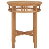 vidaXL Bistro Table 23.6 inches x23.6 inches  Solid Teak Wood - 3 of 4