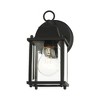 Livex Lighting Hamilton 1 - Light Wall Light in  Textured Black - 3 of 4