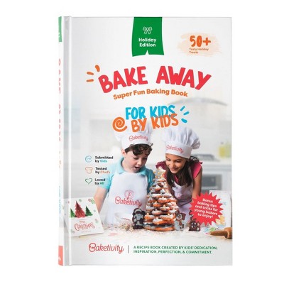 Baketivity Kids Baking DIY Activity Kit, Bake Delicious Choc. Chunk Cookies  With Pre-measured Ingredients, Best Gift for Boys and Girls 6-12 