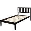 Whisen Minimalistic Twin Size Wood Platform Bed with Headboard/Wood Slat Support - 4 of 4