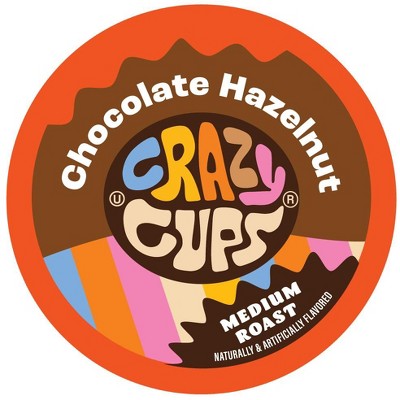 Crazy Cups Chocolate Hazelnut Flavored Coffee Pods