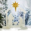 Evergreen Garden 3-pc Nativity Laser Cut Metal Yard Scene - 3 of 4
