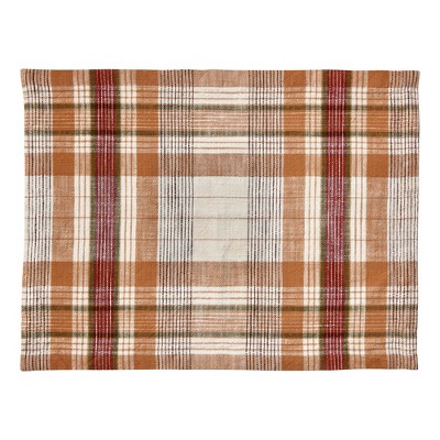 tagltd 14.5" x 19" Eva Plaid Fall Harvest Single Placemat