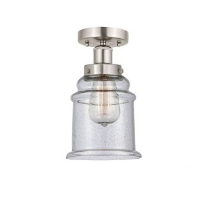 Canton - 1 Light Semi-Flush Mount In Industrial Style-11 Inches Tall and 6 Inches Wide - 1 of 1