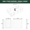 FXW Homeplus Indoor Dog Playpen - Stress-Free and Safe Play,Panels for Puppy and Small Dogs, Black│Patented - 2 of 4