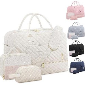 Generic Travel Duffle Bag, Weekender Bags for Women with Shoe Compartment & We - 1 of 4