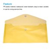 Unique Bargains Home Office Stationery Plastic Envelopes Document File Folder with Snap Button 12pcs - 4 of 4