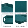 Unique Bargains Plastic Reusable Multi-Purpose Rectangle Serving Trays - 3 of 4