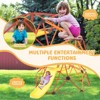 Costway 8FT Climbing Dome w/ Slide Outdoor Kids Jungle Gym Dome Climber - 3 of 4