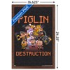 Trends International Minecraft: Legends - Piglin Destruction Framed Wall Poster Prints - 3 of 4